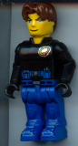 LEGO js028 Jack Stone - Black Jacket, Blue Legs